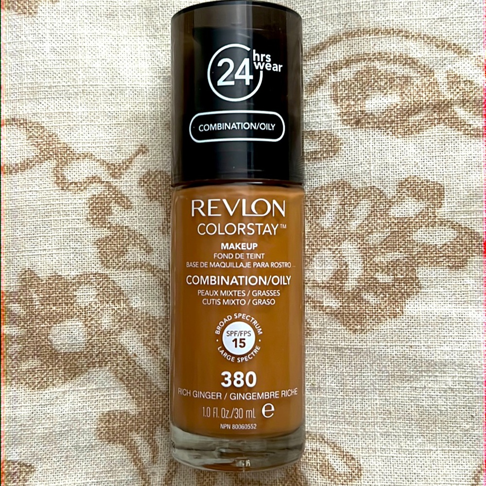 Revlon Almay Colorstay Combination/Oily Makeup 380 Rich Ginger NWT